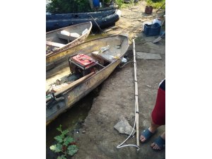 Jeneratörle balık avlayan 2 kişi yakalandı