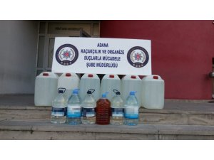 Adana’da kaçak içki operasyonu