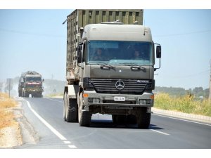 Suriye sınırına askeri sevkiyat devam ediyor