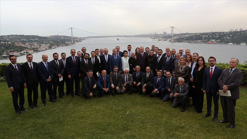 Cumhurbaşkanı Erdoğan'ın genel yayın yönetmenleriyle toplantısı