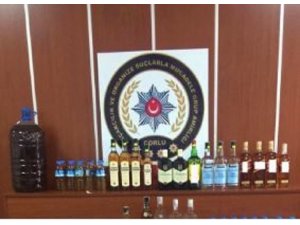 Tekirdağ’da kaçak içki operasyonu