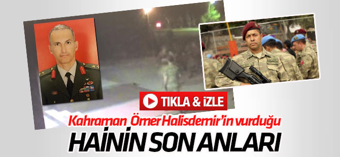 Hain Semih Terzi'nin son anları güvenlik kamerasında  VİDEO