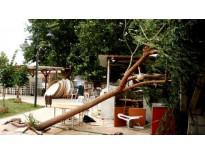 Sarıgöl’de fırtına etkili oldu