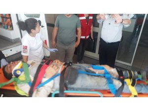 İskeleden düşen işçi yaralandı