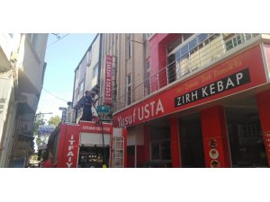 Baca yangını korkuttu