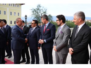 Dışişleri Bakanı Çavuşoğlu Kuzey Makedonya'da