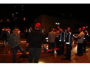 Heyelan nedeniyle 4 aile evlerinden tahliye edildi