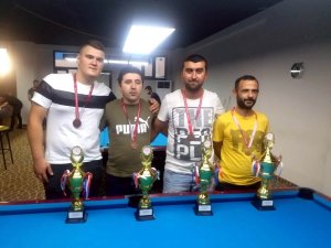 15 Temmuz bilardo turnuvasına Salihli damgası