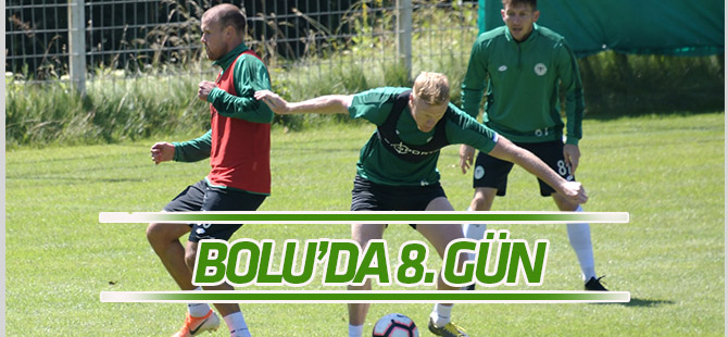 Konyaspor'da Bolu kampında 8. gün