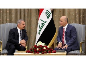 Irak Cumhurbaşkanı Salih, Filistin Başbakanı ile görüştü