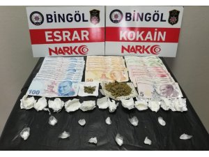 Bingöl’de uyuşturucu operasyonları:  3 tutuklama