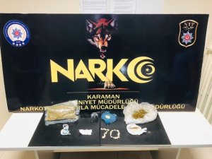 Karaman’daki uyuşturucu operasyonunda 5 tutuklama