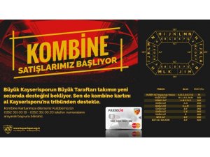 Kayserispor Kombine bilet fiyatları açıklandı