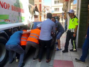 Hatalı parka vatandaş müdahalesi