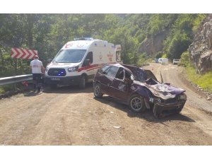 Giresun'da trafik kazası: 4 yaralı