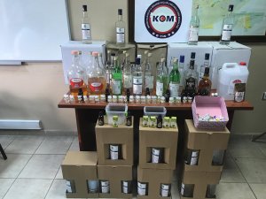Mersin'de sahte içki operasyonu