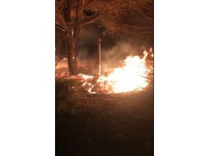 Tekirdağ’da korkutan yangın