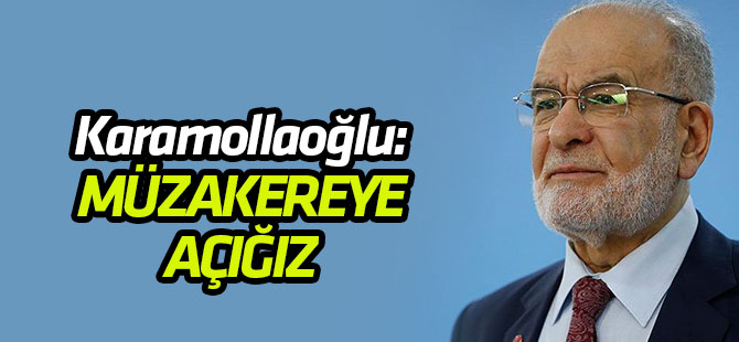Karamollaoğlu'ndan Babacan ve Gül açıklaması: Müzakereye açığız