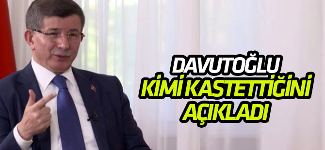 Ahmet Davutoğlu: Pelikan bildirisinin arkasındakileri biliyorum
