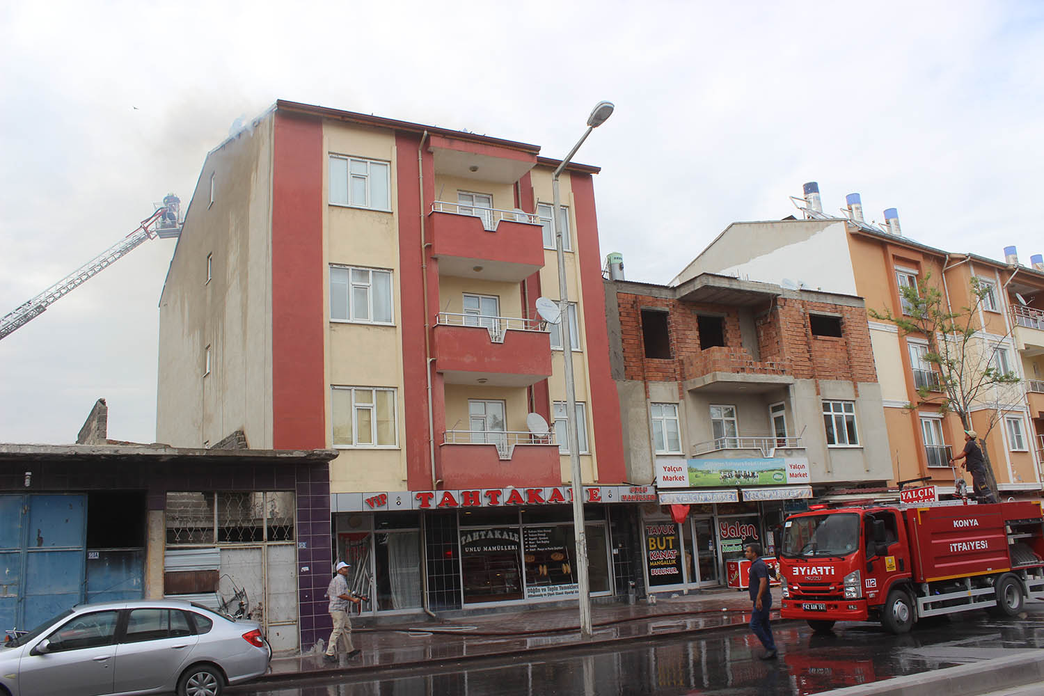 Karapınar'da yangın