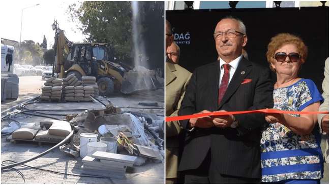 CHP'li başkan bitmeden park açılışı yaptı!