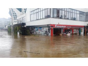 Düzce'deki su baskını ve toprak kayması