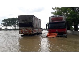 Etkili yağış Sakarya’da sele neden oldu