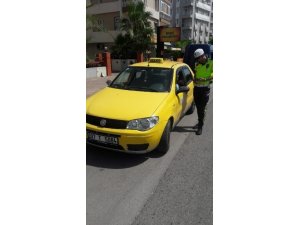 Ticari taksiler denetlendi