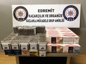Edremit’te kaçak tütün operasyonu