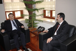 Amreyev, Doğan'ı ziyaret etti