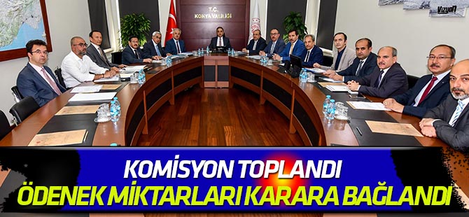 Kültür Varlıkları Katkı Payı Dağıtım Komisyonu toplandı