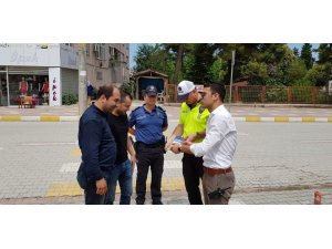 Trafikte  "Öncelik Hayatın, Öncelik Yayanın”