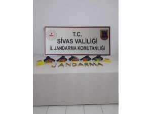 Şarkışla'da silah kaçakçılığı operasyonu