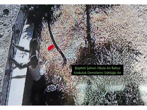 Hırsızların yeni hedefi okulların demir korkulukları