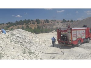 Nizip’te orman yangını