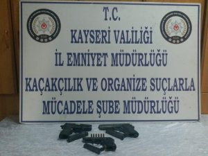Kayseri’de silah kaçakçılığı operasyonu