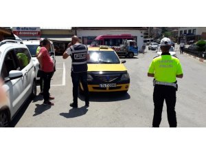 Bartın emniyetinden taksi denetimi