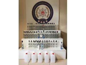 Sahte içki operasyonu: 1 gözaltı