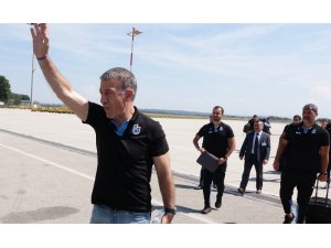 Trabzonspor’a Linz’de coşkulu karşılama
