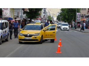 Kars’ta ticari taksilere denetim
