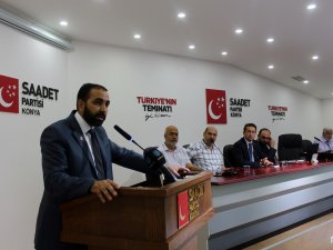 Saadet Konya’da divan toplantısı