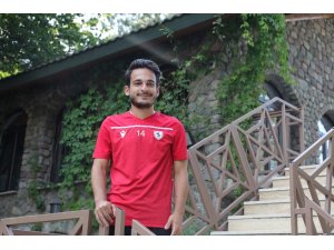 Samsunsporlu futbolcudan rakiplere gözdağı