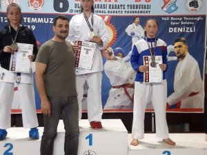 Diyarbakırlı karateci Sena’dan çifte madalya