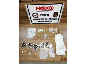 Isparta’da zehir partisine polis baskınında 7 gözaltı