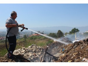 Hatay’da bitki örtüsü yangını