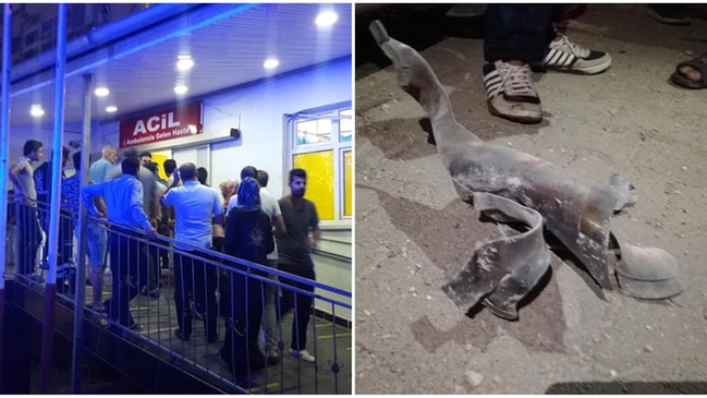 Suriye tarafından atılan roket Ceylanpınar'a düştü