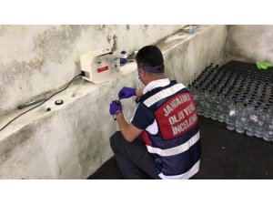 Jandarma’dan sahte içki operasyonu