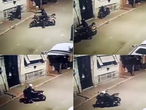 Üsküdar’da 28 saniyede motosiklet hırsızlığı kamerada