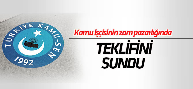 Kamu-Sen hükümete teklifini sundu