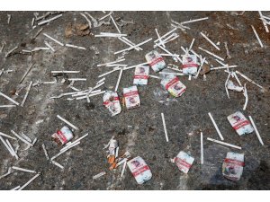 Filipinler’de ele geçirilen kaçak Ferrari imha edildi